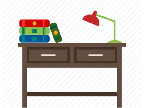 Desk Clipart Study Table Cartoon Png Download Full Size Clipart