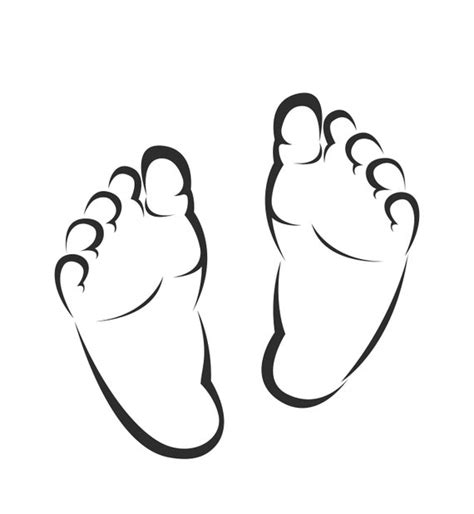Footprint Outline Feet Svg Instant Download Svg Png Eps Etsy Australia