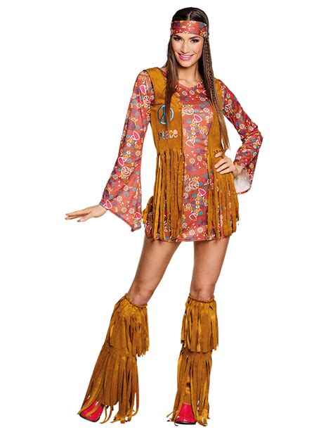 Hippie Peace Kostuum Voor Vrouwen Volwassenen Kostuumsen Goedkope Carnavalskleding Vegaoo