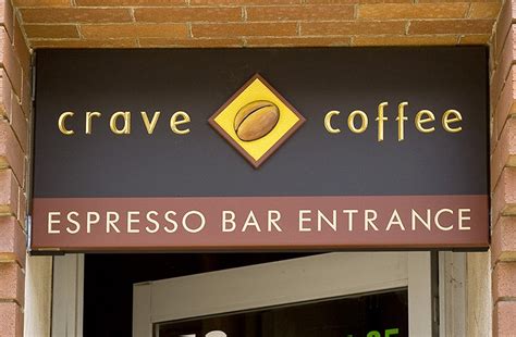 Crave Coffee Cafe Sign Danthonia Designs Usa