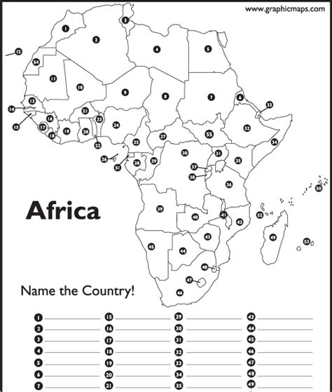 Printable Blank Map Of Africa Map Quiz Sexiezpix Web Porn