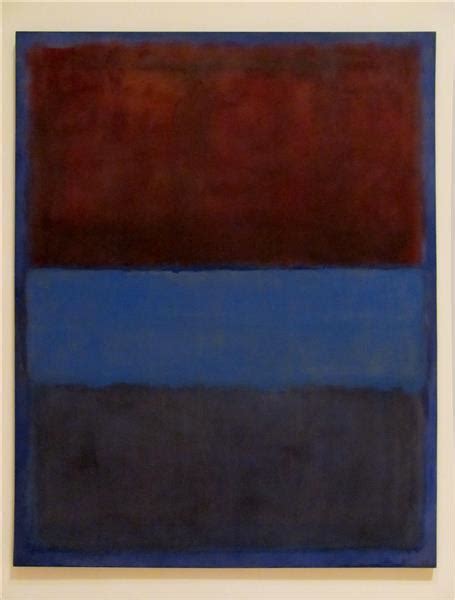 No61 Rust And Blue 1953 Mark Rothko