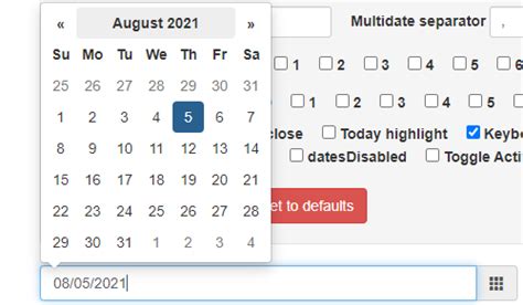 Update The Calendar When Used The Update Function Issue Uxsolutions Bootstrap