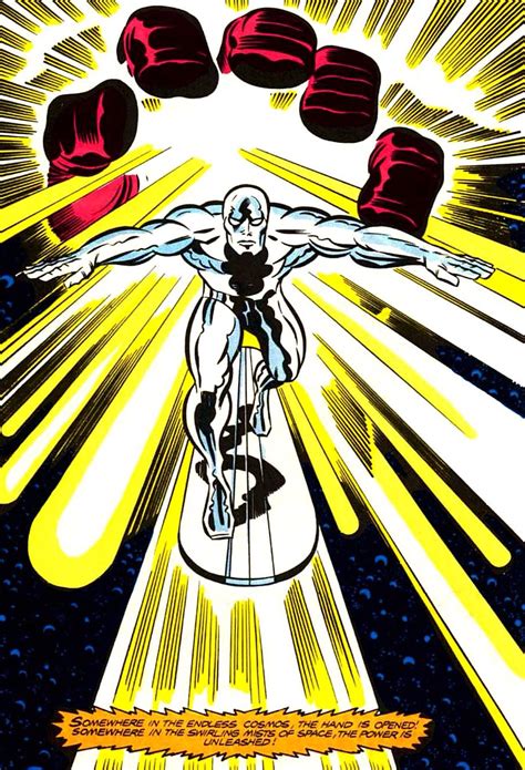 Somewhere In The Endless Cosmos The Silver Surfer 1978 Art By