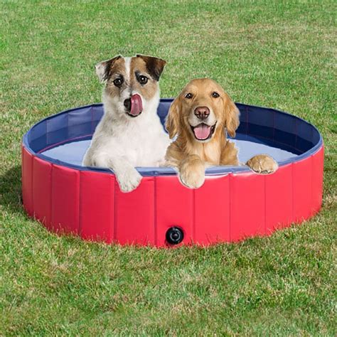 Foldable Dog Pool Dog Pools For Large Dogs Portable Pvc Pet Swimming