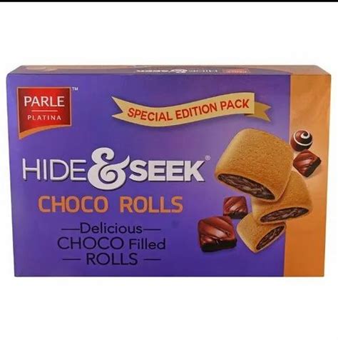 Chocolate Parle Hide And Seek Choco Fills Biscuit Packaging Type Box
