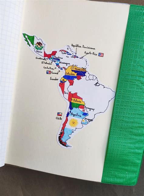 El Mapa De Países Hispanohablantes En América Latina Que Hice Para Mi