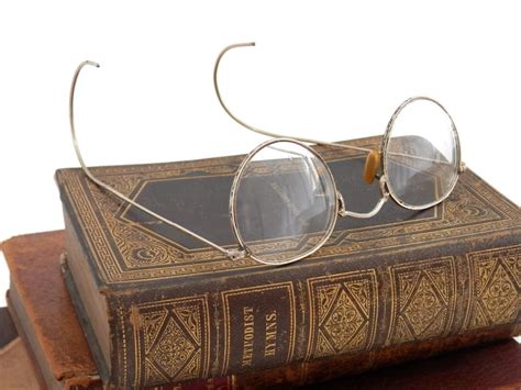 Antique Round Wire Frame Eye Glasses 12k Gold Filled With Etsy