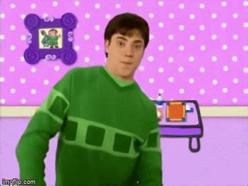 In blue's clues, steve supposedly goes to college and joins the hopsco...