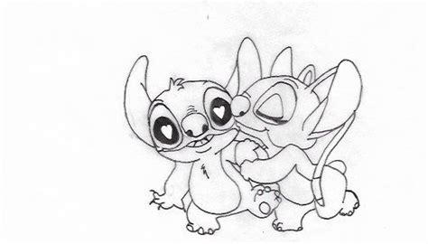 Angel And Stitch Stitch And Angel Cartoon Coloring Pages Angel Coloring Pages