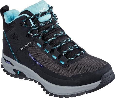 Skechers Arch Fit Discover Elevation Gain Women Hiking Boot Uk55 Blk