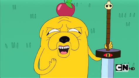 Image S1e4 Jake With Apple On Headpng Adventure Time Wiki Fandom