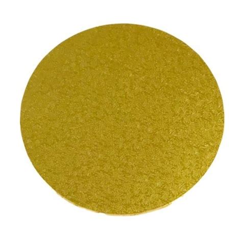 Round 15 Inch Gold Mdf Board Cake Decorating Central