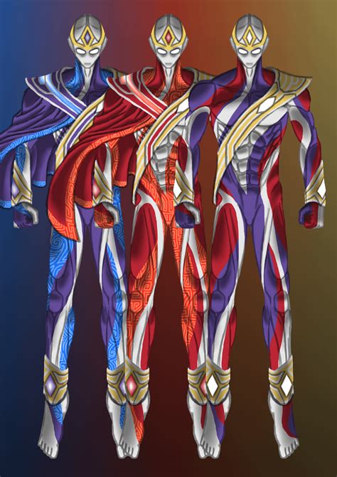 Ultraman Decker New Gen Dyna Fan Concept Art Flash Strong Miracle