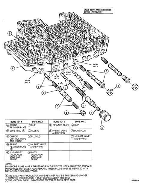 C4 Transmission Parts Diagram