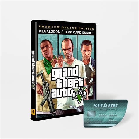 The whopping 8 million gta dollar megalodon shark card easily offers the best value for money, although that's not exactly saying much. Grand Theft Auto V: Premium Online Edition & Megalodon Shark Card Bundle | Rockstar Warehouse