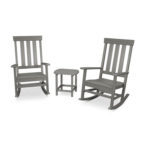 Search for bargain patio furniture sets. POLYWOOD® Prescott 3-Piece Porch Rocking Chair Set ...