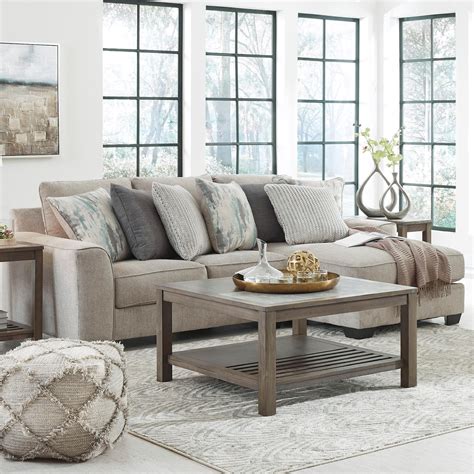 Benchcraft By Ashley Ardsley 39504s13 Contemporary 2 Piece Sectional