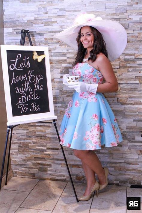 Tea Party Bridal Shower The Bride To Be Outfit Tea Party Dress