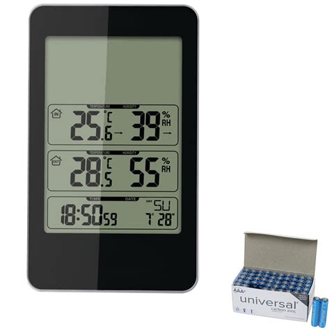 Taylor 1733 Indooroutdoor Digital Thermometer With Barometer And Timer