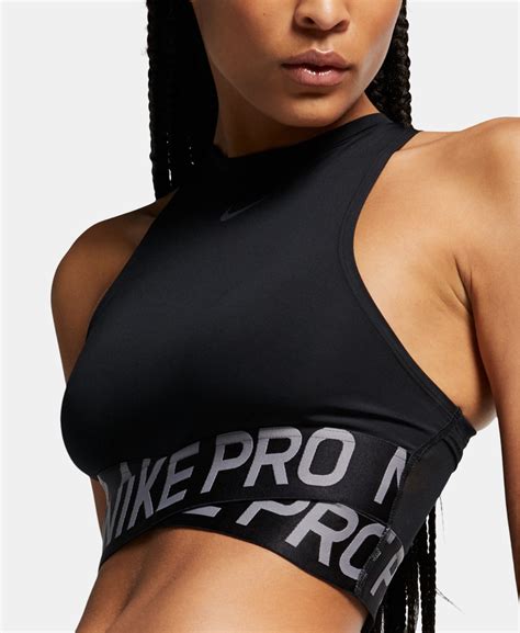 Nike Womens Pro Cropped Tank Top And Reviews Women Macys Athletic Outfits Cute Workout