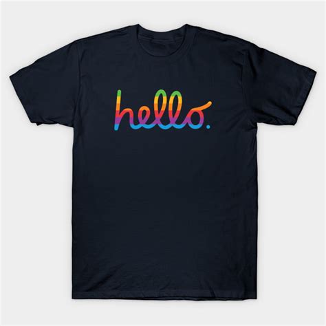Hello Lisa Rainbow Apple Apple T Shirt Teepublic
