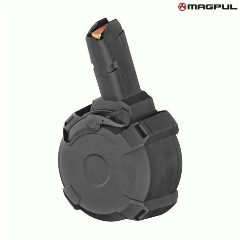 Magpul Pmag D 50 Gl9 Pcc 9mm 50 Round Drum Magazine For Glock Pistols