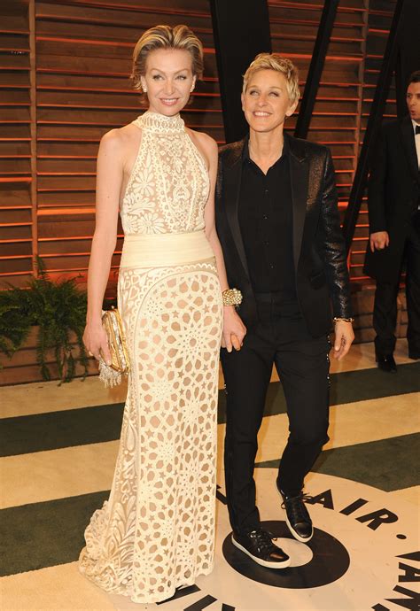 Ellen Degeneres And Her Wife Portia De Rossi Hit The Party Couples