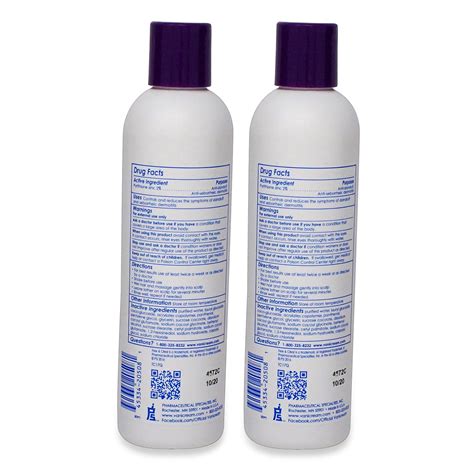 Free And Clear Medicated Anti Dandruff Shampoo 8 Oz 2 Pack ~ Beauty