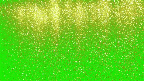 Gold Glitter Powder Rain 3d Animation On Green Screen Key Festive