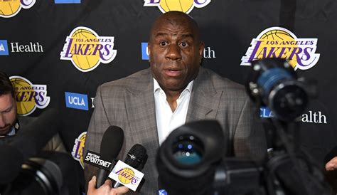 Magic Johnson Saying 'I'm Not Gonna Be Here' At His Resignation Presser