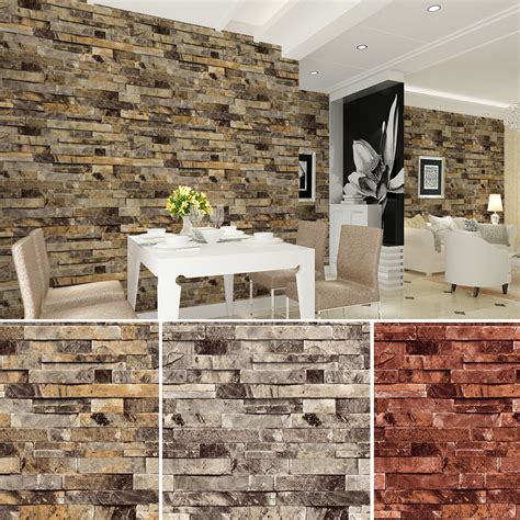 3d Stone Wallpaper Living Room