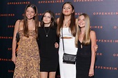 Matt Damon's daughters with Luciana Barroso make rare red carpet ...