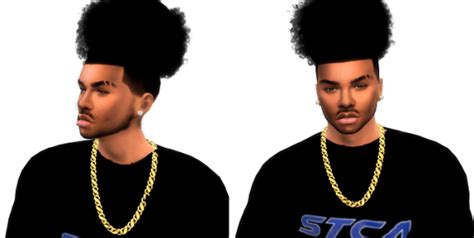 Afrosimtricsimmer Xxblacksims Curly Bun Curly Playing Sims 4 Vrogue