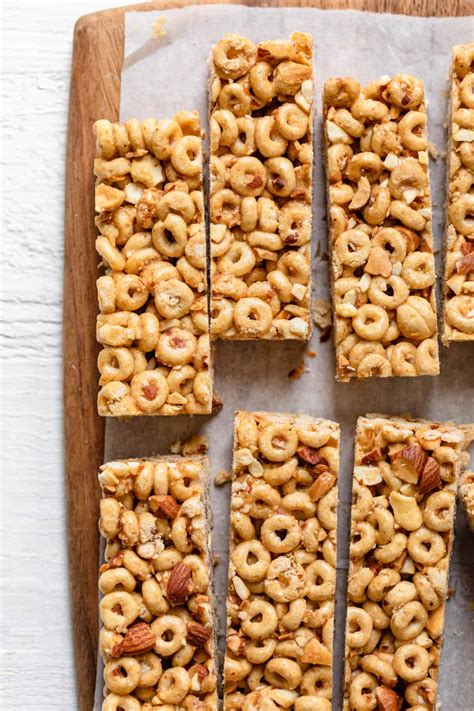 Honey Nut Cereal Bars No Bake Feelgoodfoodie