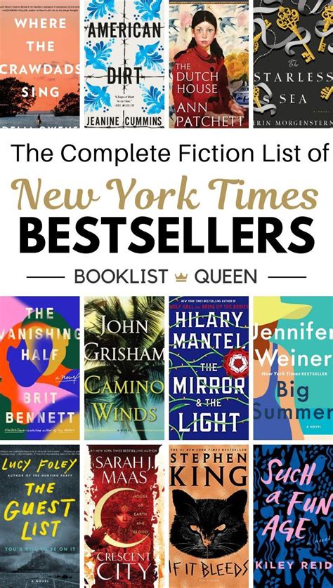 the complete list of new york times fiction best sellers best fiction books best books to