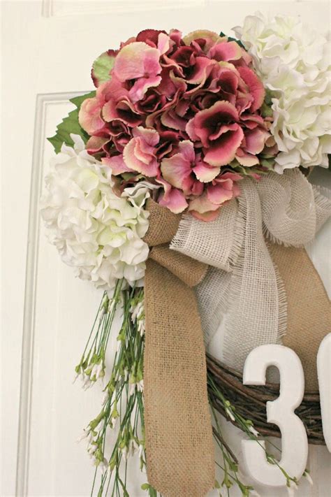 Charming Hydrangea Wreath Diy Crafts A La Mode