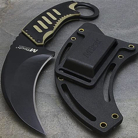 8and Tactical Combat Karambit Claw Fixed Blade Knife Army Hawkbill W