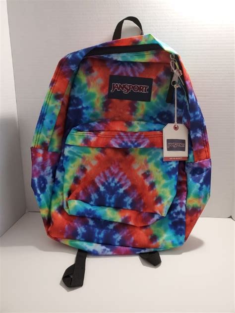 Jansport Rainbow Tie Dye Backpack Nwt On Mercari Tie Dye Backpacks
