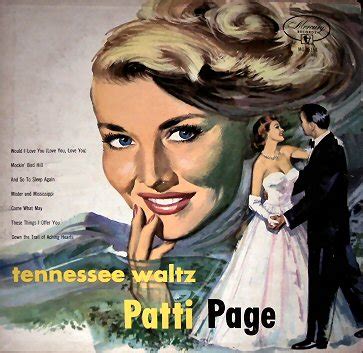 Popular Archives Patti Page Tennesse Waltz Mercury Album