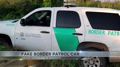 Driver Caught Using Fake Border Patrol Vehicle To Smuggle 10 Migrants Into Us Youtube