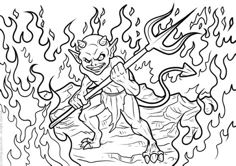 Devils And Demons 4 Coloring Pages 24
