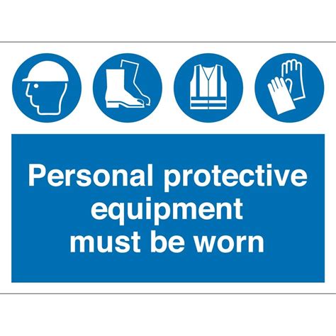 Personal Protective Equipment Must Be Worn Signs From Key Signs Uk