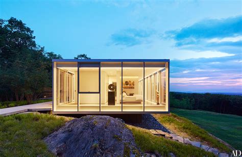 toshiko mori designed glass houses dot this incredible hudson valley compound photos