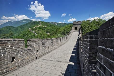 China Mutianyu Great Wall Scenery Stock Photo Image Of Stockade