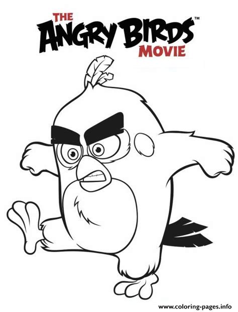Beautiful angry birds coloring page to print and color angry birds coloring page with few details for kids Angry Birds Movie Coloring Pages Printable