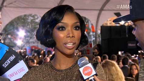 Brandy Red Carpet Interview Ama 2012 Youtube