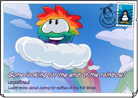Rainbow Ran Postcard Club Penguin Wiki Fandom Powered By Wikia