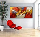 Large Abstract Painting Original Contemporary Modern wall Art Hand ...