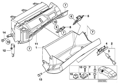 Bmw X5 Glove Box Damper 51168224806 Genuine Bmw Part